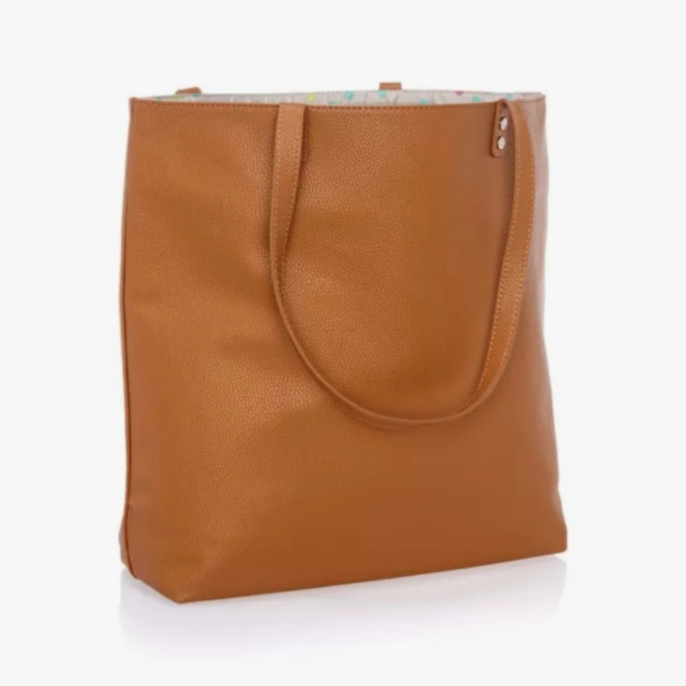 Around Town Tote (Caramel Pebble)